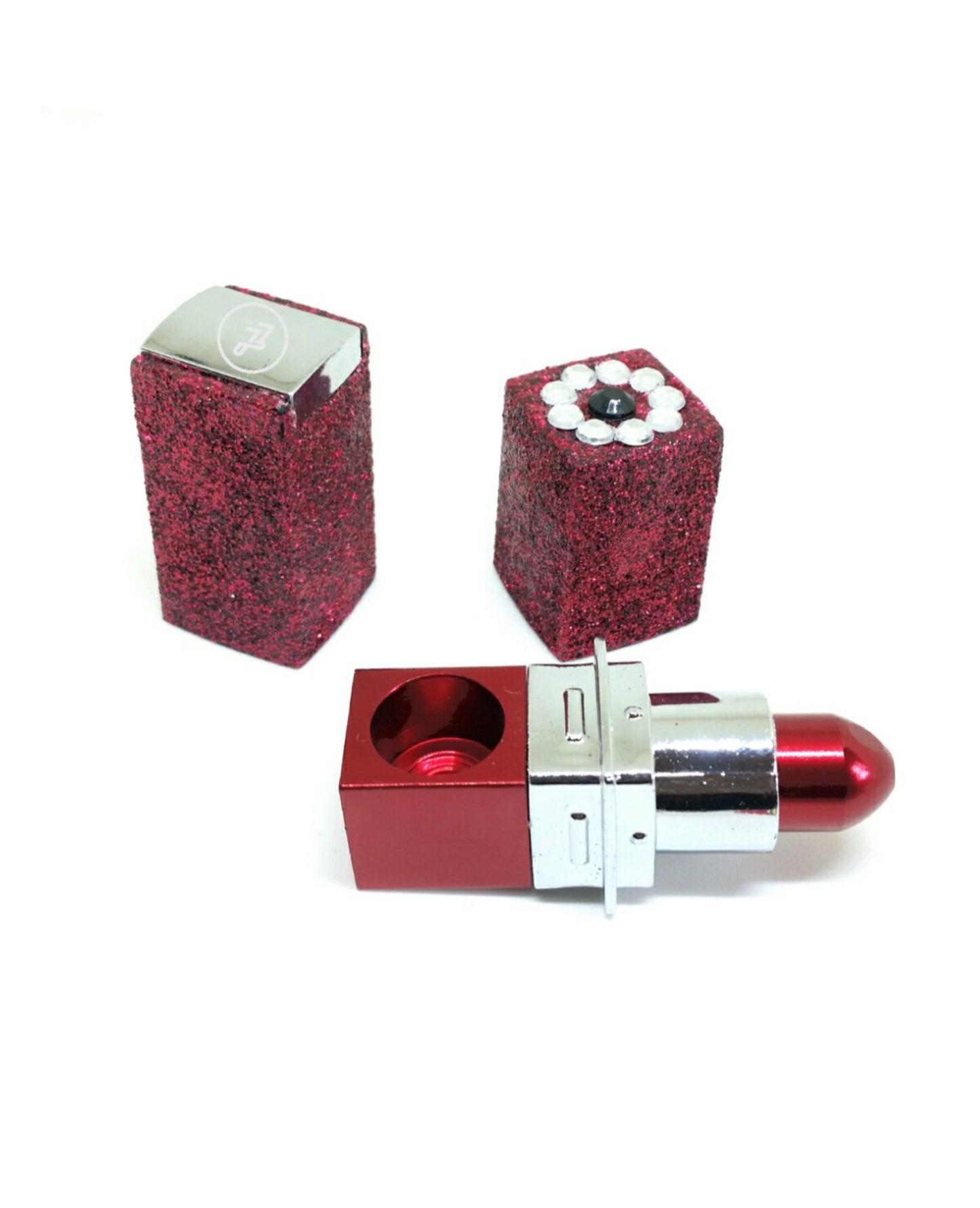 Sparkling Red Lipstick Pipe